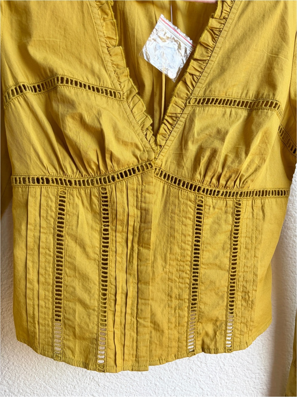 Free People Frankie Corset Top Chartreuse Small - Picture 6 of 10